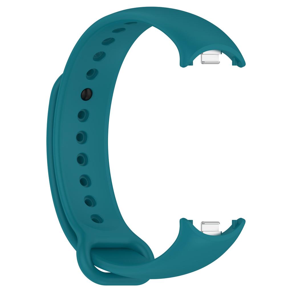 Silicone Strap for Xiaomi Mi Band 9 8 Strap NFC Sport Metal-plug Rubber Bracelet Wristband For Xiaomi Smart Band 8 Accessories