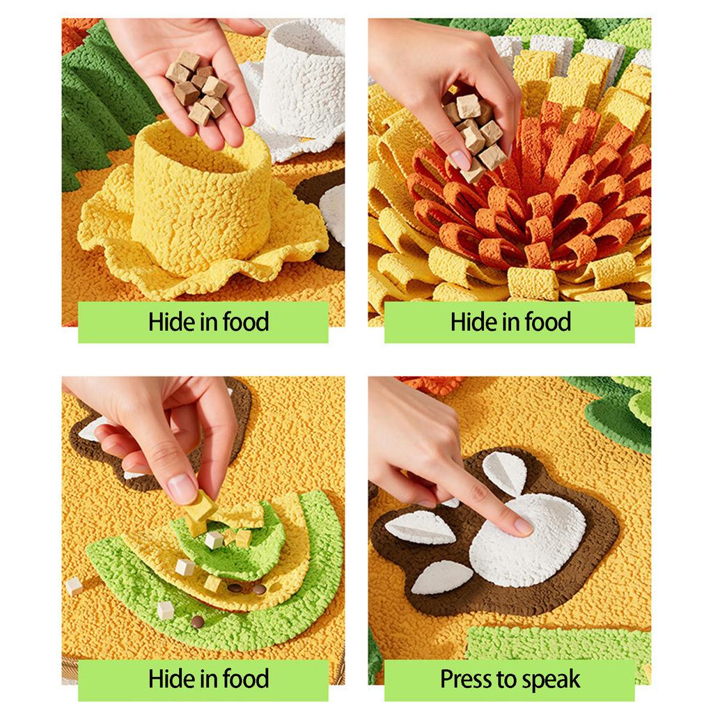 Durability Sniffing Pad Portable Dog Activity Mats Multifunctional Dog Enrichment Toy for Dog To Reduce Boredom