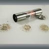 Ruhan Manual Stainless Steel Salt & Pepper Grinder Set