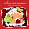 DIY Non-Woven Christmas Tree & Santa Ornaments Kit for Kids