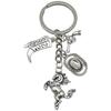 Retro Alloy Denim Boots Keychains & Charms: Unique Women's Accessories
