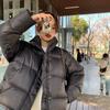 Down jacket women's short stand-up collar winter new loose thickened warm fashionable small bread jacket