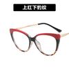 Tr90 Anti-Blue Cat Eye Retro Glasses Frame 2021 Personalized Flat Glasses Metal Trend Glasses Frame