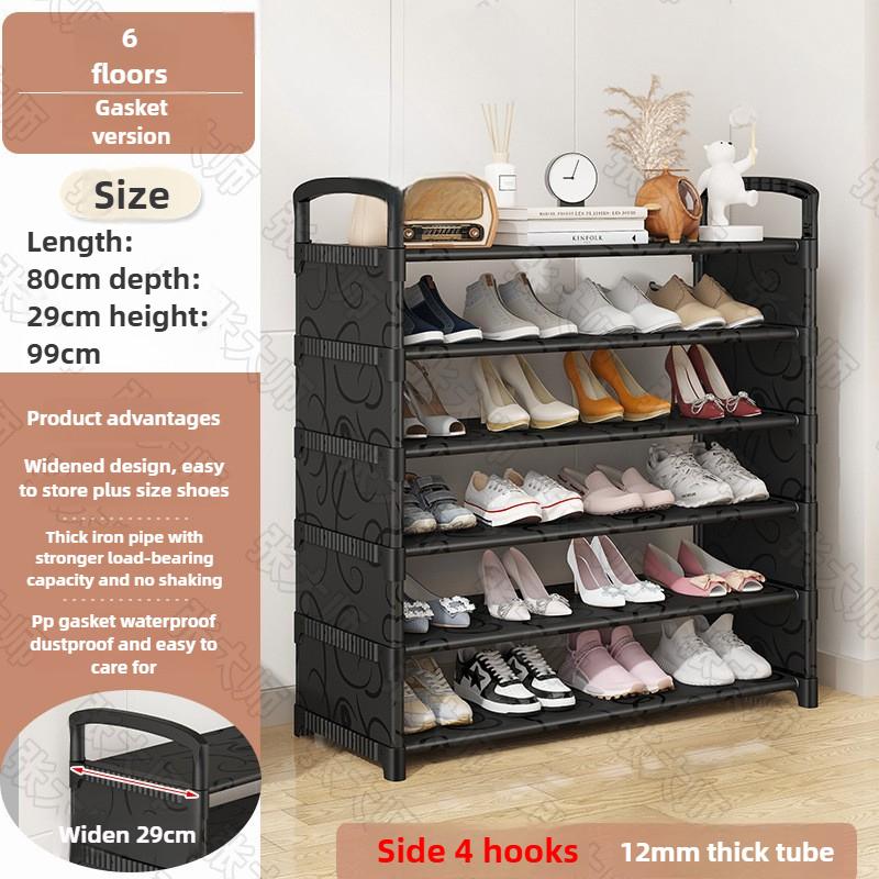 2025 Metal Shoe Rack Shelf, Shoemaker Organizer,Multi-Layer Entryway Shoe Organizer with Top Storage Shelf – Space-Saving