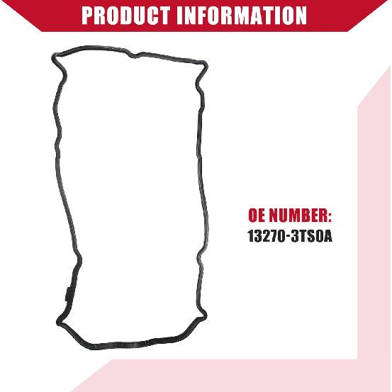 No.13270-3TS0A Valve Cover Gasket for Nissan Altima 2013-2018/ Inner Engine Cylinder Head Valve Cover Gasket/Durable Rubber / 1 Pcs Black