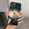 Custodia per Telefono Nera Stile Gotico con Labbra per iPhone 15 14 13 12 11 Pro Max XS X XR 7 8 Plus SE 2020 Mini Cover Morbida in Silicone Antiurto