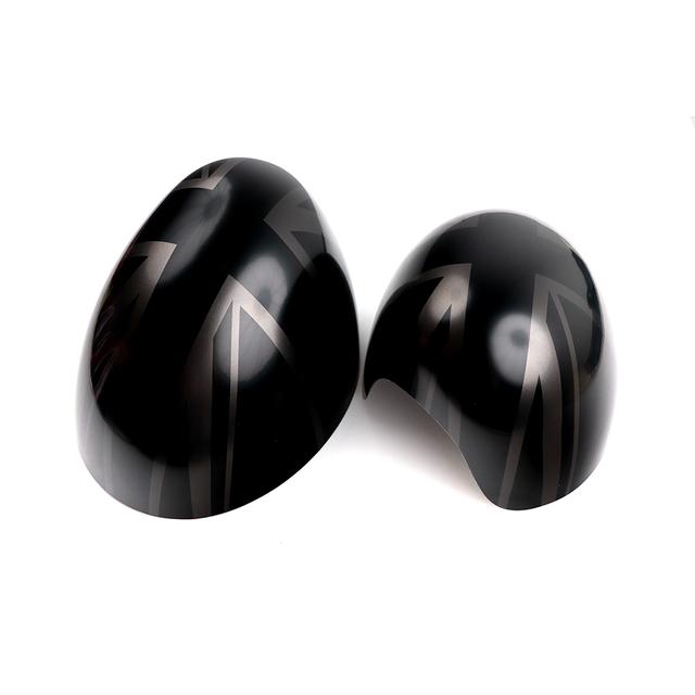 For Mini Cooper One S JCW F54 F55 F56 F57 F60 Before July  The Black Flag Car Outside Rear View Mirror Covers Stickers