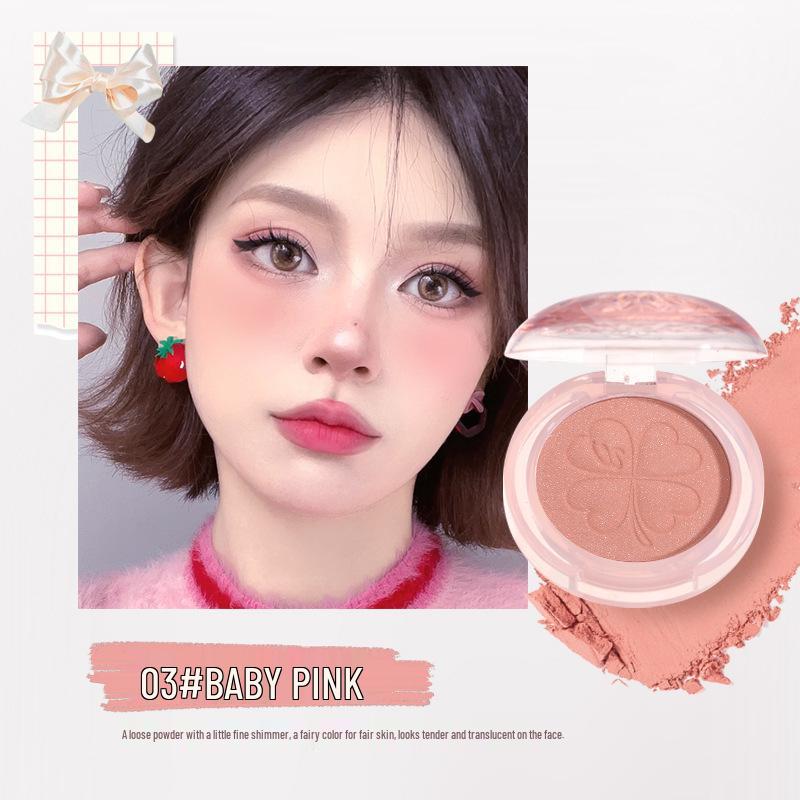 WODWOD Прозрачные матовые румяна цвета персикового нюда для естественного осветляющего макияжа