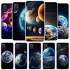 Earth Stars Space Cover Phone Case For Samsung Galaxy A12 A22 A32 A52 A72 A02S Phone Case Note 20 Ultra 10 S10 Plus A51 A71 A50S
