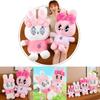 Adorable Plush Bunny Doll Soft Short Plush Stuffed Animal Pillow Cute Gift Toy