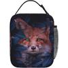 The Fox Hid In Leaves Insulated Lunch Bag Portable Lunch Box Cooler Tote for Boys Girls Adults