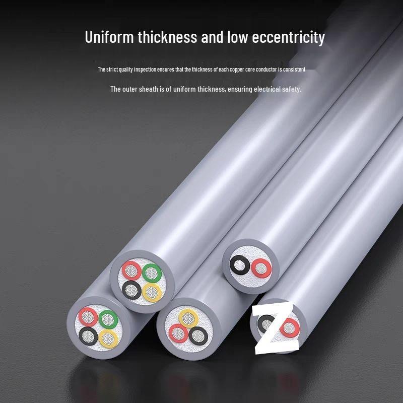 Drag Chain TRVV Flexible Cable, Bend Resistant, 2-4-5 Cores, 0.3/0.5/1/1.5 Sq Mm, Soft Power Cord.