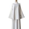 2025 European and American Amazon Cross-border Women's New Elegant and Sophisticated Comfortable Loose Casual Solid Color Suit Dress