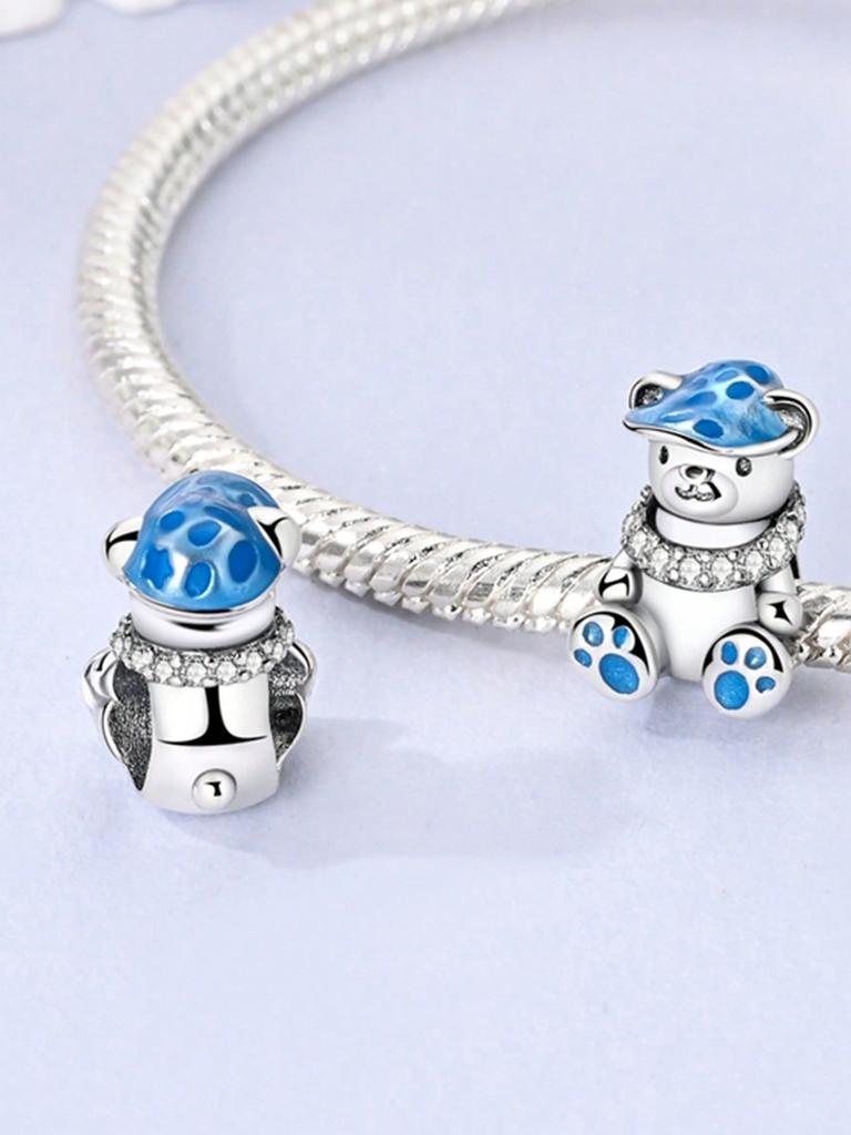 Hugging the North Star Shape Reindeer Bead Charms Charm copper Plated Compatible With Charm Bead Charms copper Authentic Bracelets for Jewellery Makin