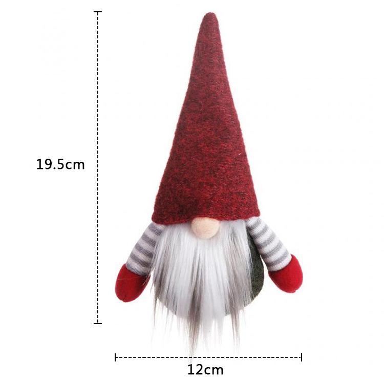 New Year 2025 Christmas Elf Doll Ornaments Xmas Tree Hanging Pendant Navidad 2025 Santa Kids Gift Christmas Home Decoration