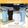 Modern Stainless Steel 30oz Insulated Travel Mug Large Capacity Car Cup For Hot And Cold Beverages