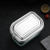 Metal Steel Lunch Box Leak Proof Bentos Box Metal Food Storage Container with Lid Lunch Container Dishwasher Safe