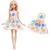 5 Pcs/Set Doll Dress for 11.5'' Girl Doll Daily Clothes Lace Mini Gown Cute Doll Outfit for 30cm Doll Accessories Kids Toy Gift