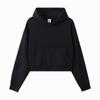 3 Large Fur Ring Solid Color Turtleneck Hooded Zipper Women's Short Hoodie Autumn and Winter Round Neck Fashion Sweater Women
