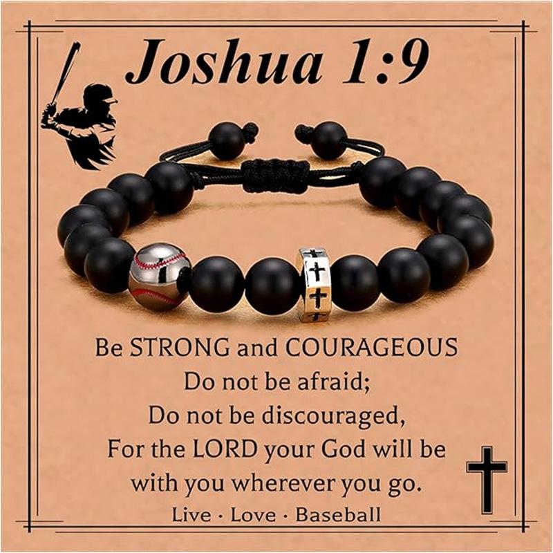 JYL TS Bracelet Adjustable  Cross Sports Charm Ignites Passion & Perseverance