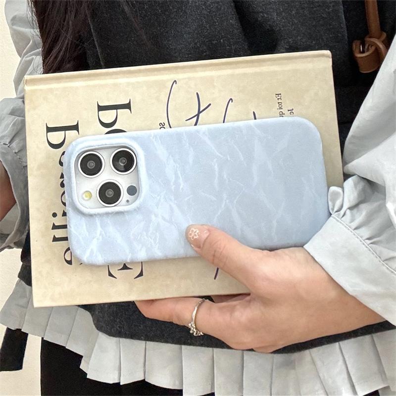 Carcasă de telefon de lux Ins Velvet Fashion Girl pentru iPhone 17 Air 16 Plus 15 14 13 12 Pro Max 11 Capac fără ramă rezistent la șocuri din pânză de mătase