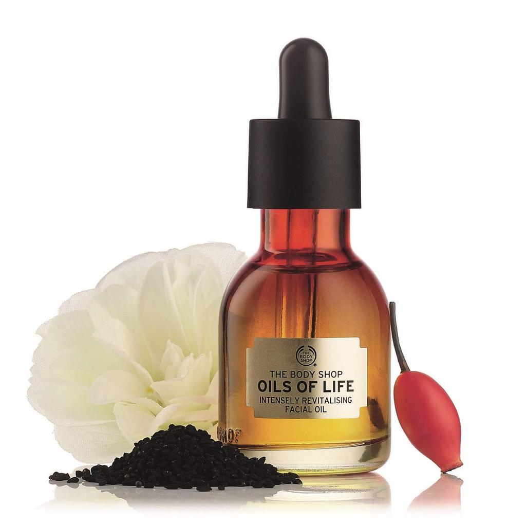 The Body Shop Oils of Life Intensely Revitalising Facial Oil 30ml Hydrating Skin Care Treatment