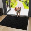 Olanly Washable Front Entry Doormats for Entryway Indoor Door Mat Non-Slip Absorbent Resist Dirt Entrance MatInside Floor Mats