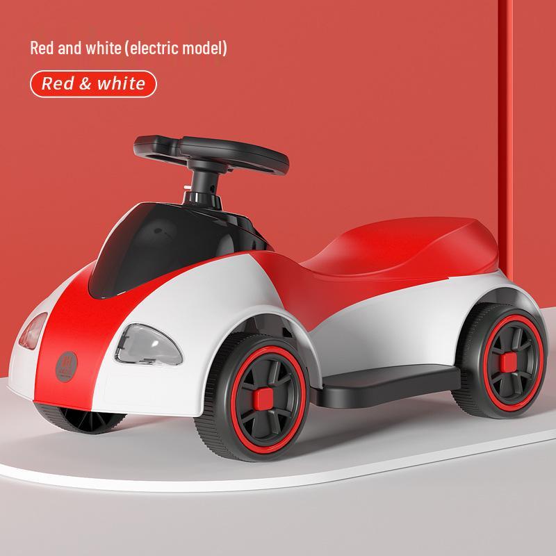 

Машинка-каталка детский самокат: Четырехколесная игрушка йо-йо «Сиди и качайся» красный