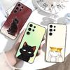 Animal Funny Cat Cute Phone Case For Samsung S26,S25,S24,S23,S22,S21,S20,Plus,Fe,Lite,Others Black Cover