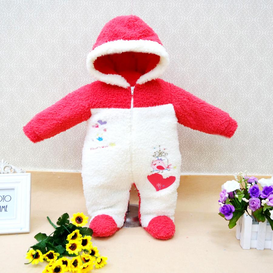 Noworodki Chłopcy Dziewczynki Koralowy Polar Zimowy Zestaw Ubrań Casualowy Zestaw Stroje Sportowe Zamek Błyskawiczny Ciepłe Ubranie