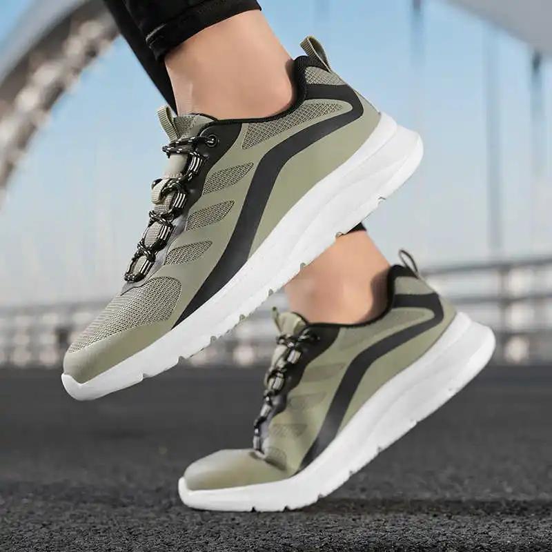 Fashion Round Foot Spring Men 44 Size Shoes Walking For Spring Sneakers To Play Basketball Sports Shooes Tensi Wide Foot Sneskers