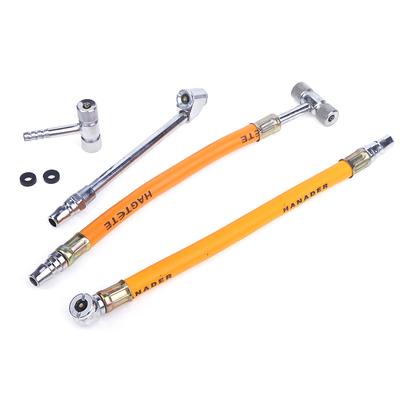 Inflatable Bike Motorbike Truck Tyre Inflator Connector Hardware Tools Car Nozzle Valve Air Hose Inflating Needles Pump
