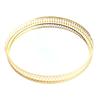 Gold Metal Mirror Base Tray Perfume Jewelry Makeup Decorative Vanity Tray