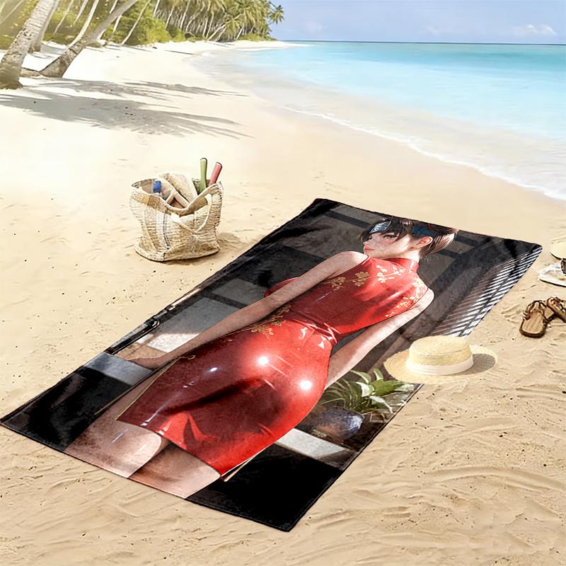 1pc naruto Beach Towel Ideal Birthday Gift For Family, A Vibrant Beach Towel Suitable for Outdoor Activities
