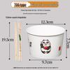Disposable Panda Paper Bowls with Chopsticks