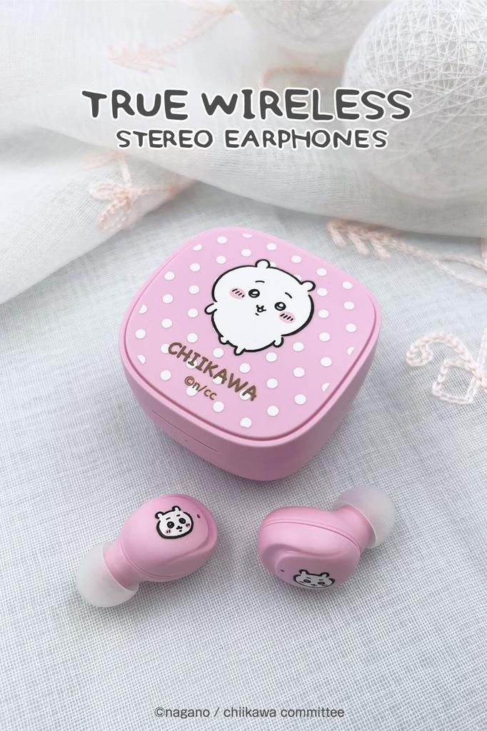 Tama Electronics Industry Chikawa Completely Wireless Earphones 3 (Chikawa-Kirschblüte) SQ-BS75 Neuester Bluetooth 5.3 IPX4 Wasserdichter SBC AAC Codec