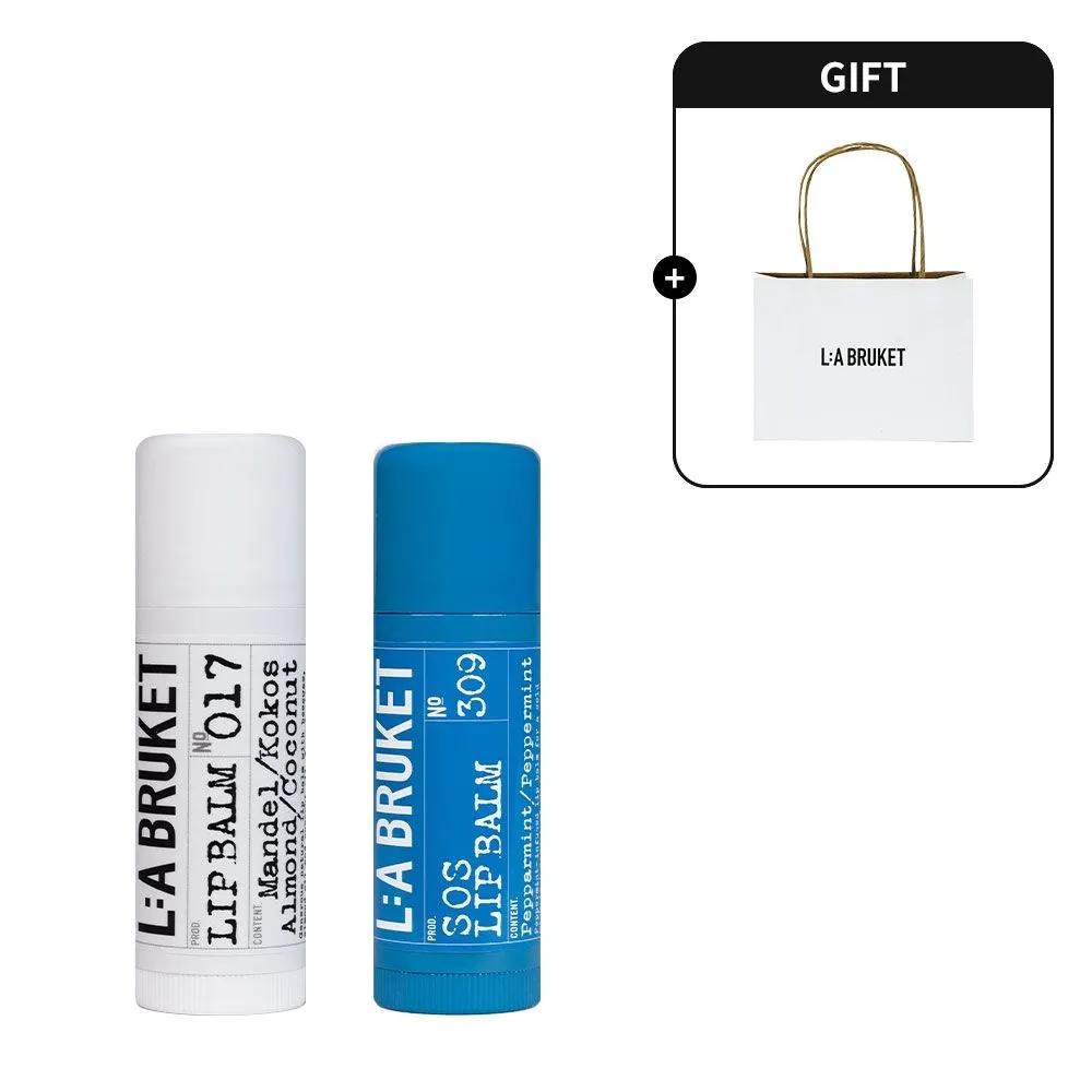Original & SOS Lip Balm Duo + Free Shopping Bag