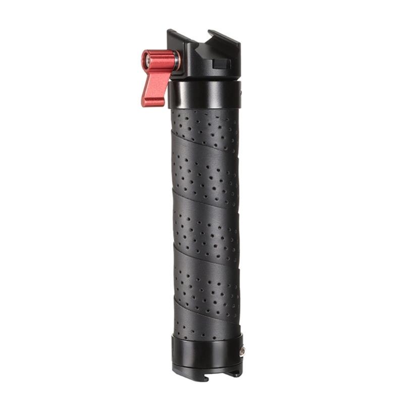 Portable Ergonomic Camera Handle 5 1/4inch Screw Holes 2 Cold Shoe Mounts For SC2/S3 Camera Professional Filming
