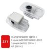 2pcs LED welcome lamp car door light logo laser projector lighting emblem For Mercedes Benz W204 W221 W222 W203 W168 W245 W164