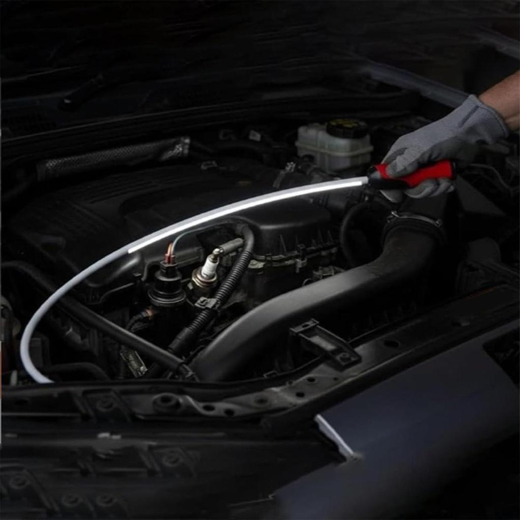 Bendable Flashlight Stick Rechargeable Portable LED Lamp with Adjustable Brightness Flexible LED Light Stick For Car Repair