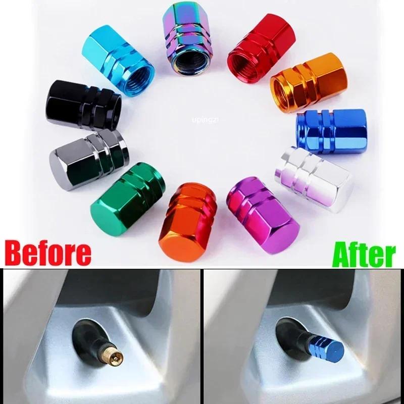 Tire Valve Cover, Universal Tire Wheel Valve Cover, Rolled Flower Tire Valve Cover Aluminum Alloy Dustproof Tire Cap Accessories