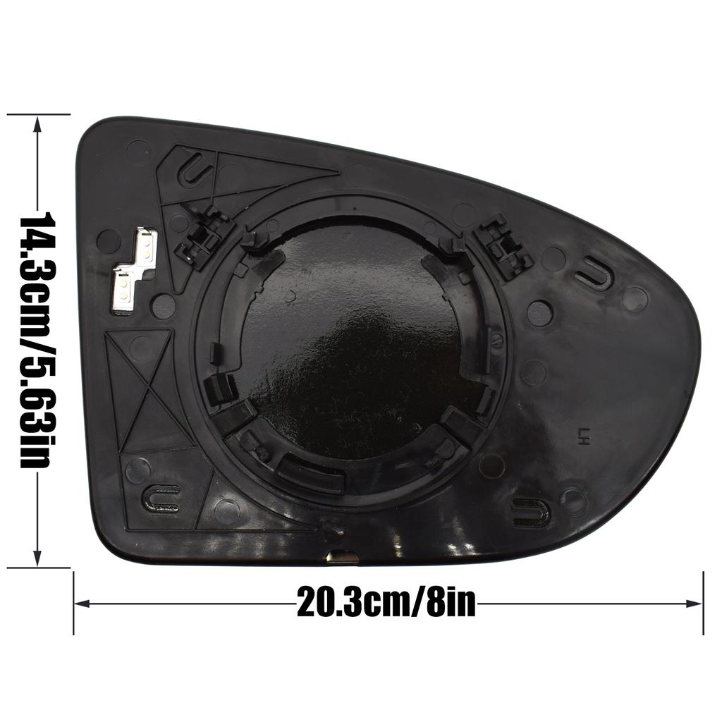 Qashqai For Nissan 2 Dualis J10 2007 2014 Left Right Door Side Wing Mirror Glass Heated Convex Rearview Rear View Backplate