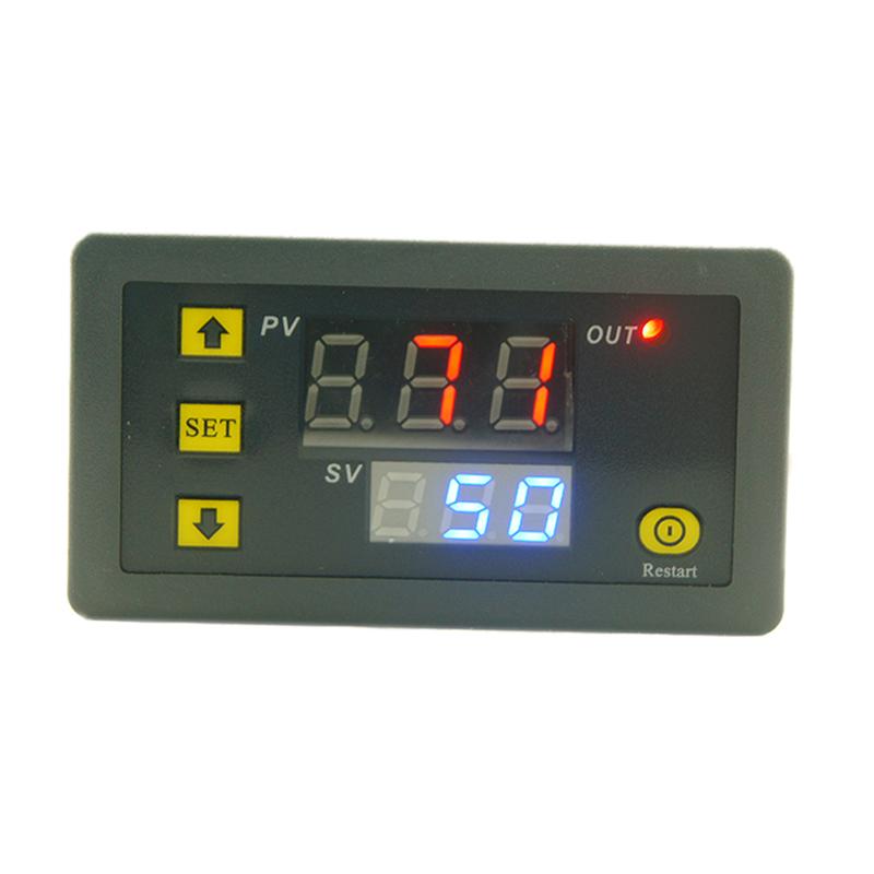 DC 12V 20A Afișaj digital Releu de temporizare Temporizator Modul de ciclism 0-999H
