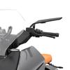Anti-glare Motorcycle Rearview Mirrors 1 Pair Wide Angle Blue Glass For 7/8" 22mm Handlebar Motorbike Accessories Aluminum Alloy