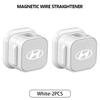 For Hyundai Magnetic Cable Holder Self Adhesive Cord Clip Charging Cable Organizer Accessories i10 i20 i30 i40 ix20 ix35 ix55 TT1