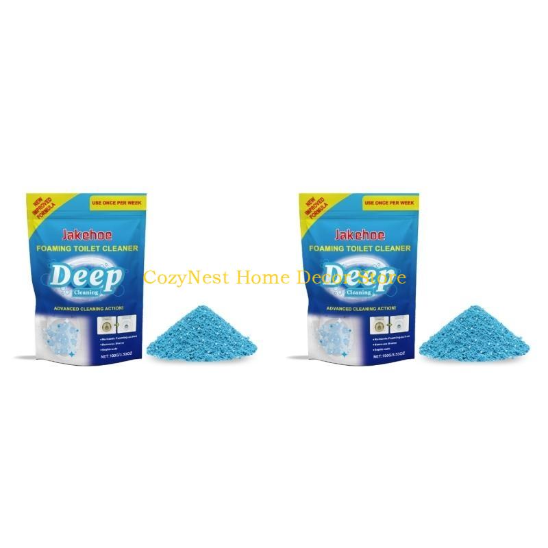 92MF 100g Toilet Cleaner Powerful Stain Removers Deodorizer For Bathroom Deep Stain Removal Odor Elimination