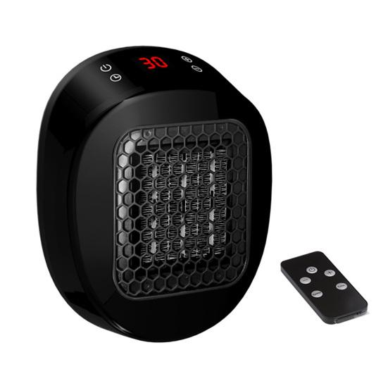 Wall-Mounted Space Heater with Adjustable Thermostat & Timer Quick Warmth Electric Heaters Portable Plug-in Room Heater for Bathroom Bedroom