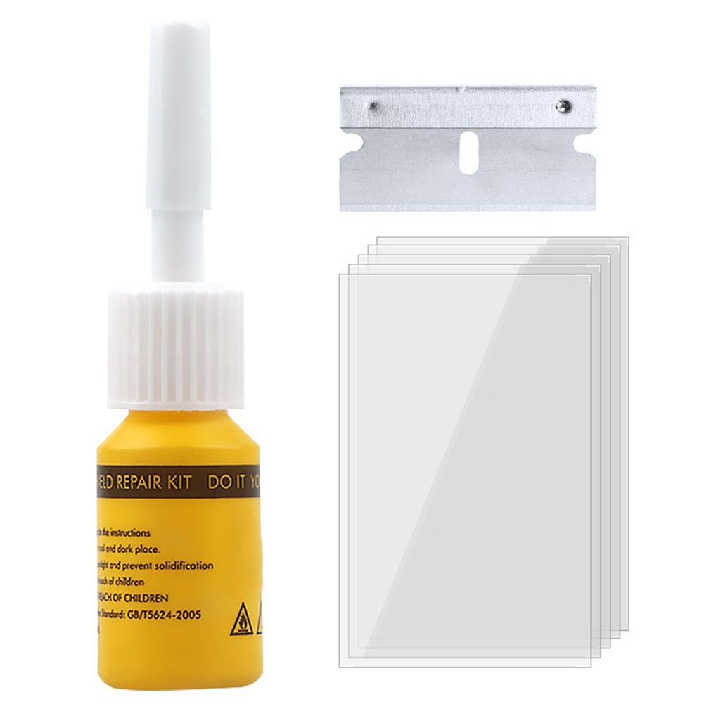 

Восстановление автомобильных стекол Набор для ремонта автостекол Эффективный ремонт Высокая универсальность посадки Совместимость с лампой для полимеризации