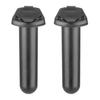 2 Pieces PC ABC Fishing Rod Holder Portable Removable 30 Degree Pole Fixing Rack Bracket Accessories with Screws