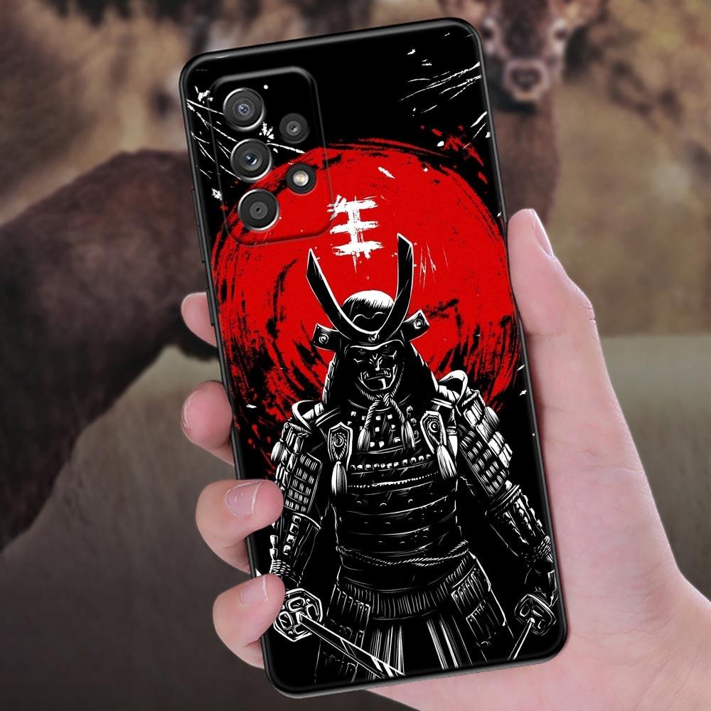 Japanese Art Samurai Ninja Phone Case For Samsung Galaxy A57 A56 A37 A55 A36 A26 A54 A52 A35 A34 A25 A17 A16 A07 A06 Soft Cover